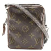 Louis Vuitton Vintage Pre-owned Canvas axelremsvskor Brown, Dam