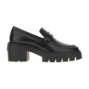 Stuart Weitzman Stiliga Loafers för Kvinnor Black, Dam