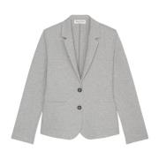 Marc O'Polo Vanlig jerseyblazer Gray, Dam