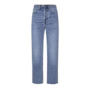 TotêMe Ljusblå Denim Straight Leg Jeans Blue, Dam