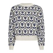 Max Mara Weekend Odeon Sweaters Kollektion White, Dam