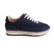 Ines De La Fressange Paris Tracy Basket Espadrille Blue, Dam