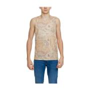 Alviero Martini 1a Classe Beige Tanktop Snygg Design Beige, Herr