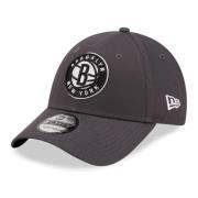 New Era NBA Essential 9Forty Grå Nets Keps Gray, Herr