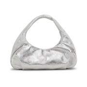 Stuart Weitzman Stilren Mini Hobo Väska Gray, Dam