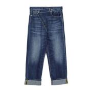 Gaëlle Paris Klassiska Straight Jeans Blue, Dam