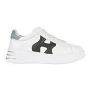 Hogan Vita Lädersneakers Chic Stil White, Dam