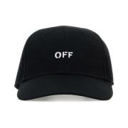 Off White Svart Baseballkeps Black, Herr