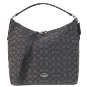 Coach Pre-owned Pre-owned Canvas handvskor Black, Dam