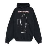 Vetements Logo Hoodie Black, Herr