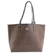 Coach Pre-owned Pre-owned Tyg handvskor Brown, Dam