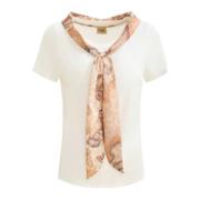 Alviero Martini 1a Classe Kortärmad T-shirt Beige, Dam