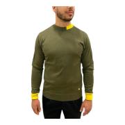 Manuel Ritz Crew Neck Sweater Green, Herr