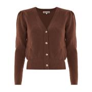 Kocca Stilren Cardigan för Kvinnor Brown, Dam