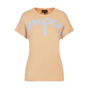 Emporio Armani Kortärmad T-shirt Orange, Dam