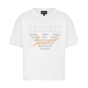 Emporio Armani Kortärmad T-shirt White, Dam