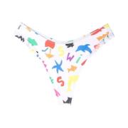 Moschino Stiligt Bikini Underdel White, Dam