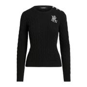 Ralph Lauren Rundhalsad T-shirt Black, Dam