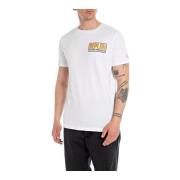 Replay Kortärmad T-shirt White, Herr