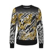 Versace Jeans Couture Crewneck Sweatshirt Multicolor, Dam