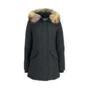 Woolrich Arctic Parka med Avtagbar Pälskant Black, Dam