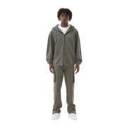 Filling Pieces Zip Hoodie Chrome Gray, Herr