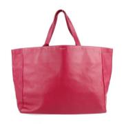 Yves Saint Laurent Vintage Pre-owned Tyg totevskor Pink, Dam