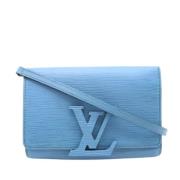 Louis Vuitton Vintage Pre-owned Laeder louis-vuitton-vskor Blue, Dam