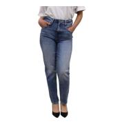 GAS Slim-fit Denim Byxor Blue, Dam