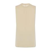 Rick Owens T-shirt Basic Beige, Herr