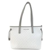 Michael Kors Pre-owned Pre-owned Plast totevskor White, Dam