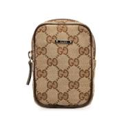 Gucci Vintage Pre-owned Laeder hem-och-kontorstillbehr Beige, Dam