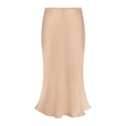 Blumarine Sidenskjol Beige, Dam