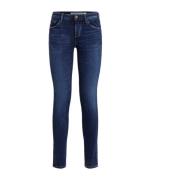 Guess Smal Passform Denim Byxor Blue, Dam