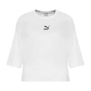 Puma Kortärmad T-shirt White, Dam