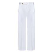 Ralph Lauren Vita bomullstwillbyxor rak passform White, Herr