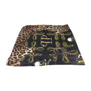 Philipp Plein Snygg Sidenscarf Multicolor, Dam