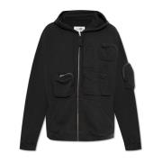 MM6 Maison Margiela Sweatshirt med flera fickor Black, Herr