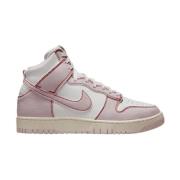 Nike Rosa Sneakers med Tyg och Läder Överdel Pink, Unisex