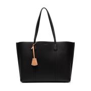 Tory Burch Totebag med tre fack Black, Dam