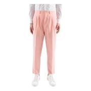 Corsinelabedoli Elegant Suit Trousers Pantalone Pink, Herr