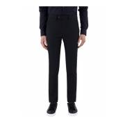 Corsinelabedoli Elegant Suit Trousers Pantalone Black, Herr