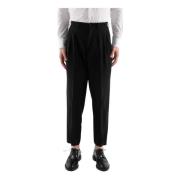 Corsinelabedoli Elegant Suit Trousers Pantalone Black, Herr