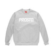 Prosto Klisk Grå Crewneck Tröja Gray, Herr