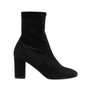 Parallele Stretch Mocka Bootie Svart Black, Dam