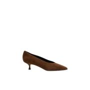 Parallele Spetsig mockapump i cognac Brown, Dam