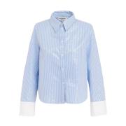 Essentiel Antwerp Paillettblus Blue, Dam