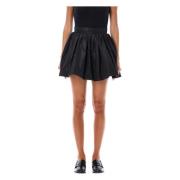 Patou Svart Bloomer Tafeta Mini Kjol Black, Dam