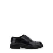 Dolce & Gabbana Klassiska Svarta Platta Skor Black, Herr