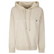 Moncler Huvtröja med logodetalj Beige, Dam